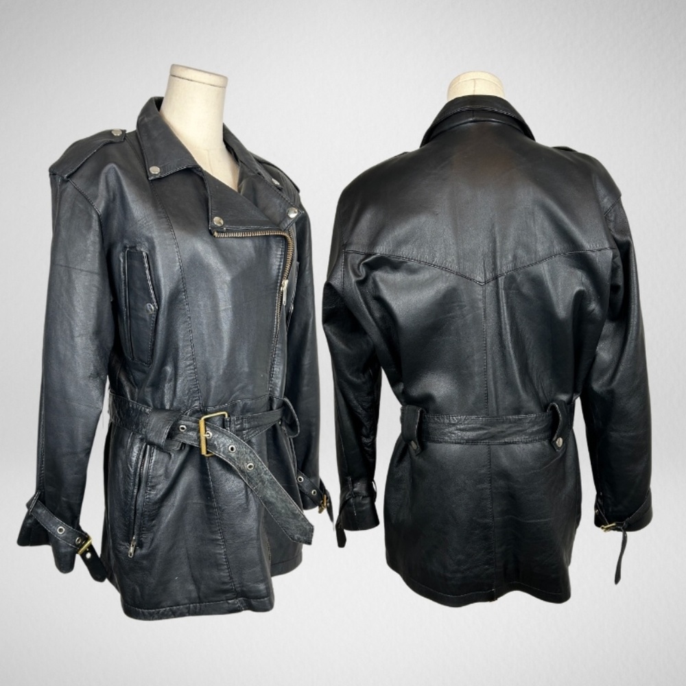 Vintage Moto Leather Jacket